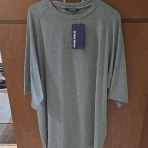 Men’s Heather Gray Raglan Sleeve T-Shirt